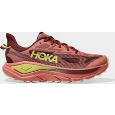 Red - Women Running Shoes Hoka Challenger 8 Road Running Shoes - Blush/Dark Cedar