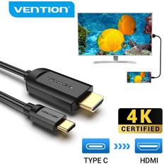 Vention USB C HDMI Cable Type C to HDMI Thunderbolt 3