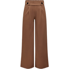 Only Jdygeggo Wide Leg Fit Trousers - Brown/Aztec