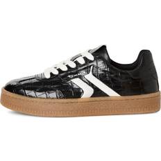 Tamaris Syntetisk Sneakers Tamaris Tamaris 23723 Sneaker - Black Croco