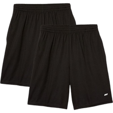 Amazon Essentials Men's Performance Tech Loose Fit Shorts 2-pack - Black