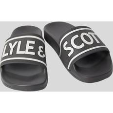 Grey Slides Lyle & Scott Slider Gunmetal Black