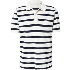 Gant Pikétröjor Gant Herr Randig Pikétröja Striped Polo - Beige