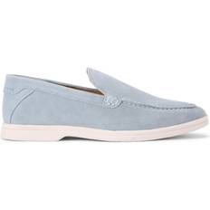 Kurt Geiger Men Shoes Kurt Geiger Men's Loafer Pale Blue Suede Suede Ryan