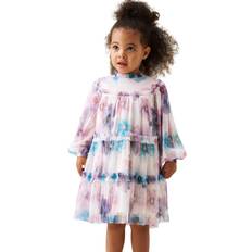 Angel & Rocket Baby Girls Floral Mesh Tiered Occasion Dress