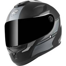FF114B Zeron Helmet - Black Grey White