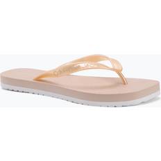 Sølv Klipklappere Calvin Klein Jeans til Metallic Flip Flops Med Nudefarvet Firkantet Tå - Sølv