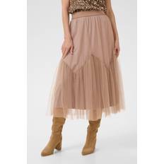 Brun - Midinederdele Cream Cryani Midi Nederdele Skirt - Brun