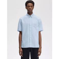 Fred Perry Herr Skjortor Fred Perry Button Down Button Down Skjorta - Blå Oxford