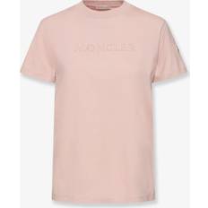 Moncler T-shirts Moncler Bomull T-shirt Med Logotyp Dam