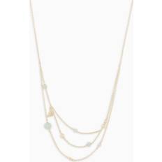 Emporio Armani Metal Halskæder Emporio Armani Kæde Guld Pastelgrøn