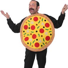 I Love Fancy Dress Adults Pizza Costume Plush Novelty