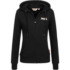 Lonsdale Zip-Up Hoodie Calder Vale - Noir