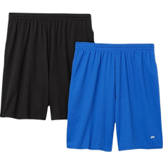 Amazon Essentials Men's Performance Tech Loose Fit Shorts 2-pack - Black/Royal Blue