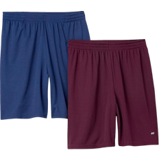 Amazon Essentials Men's Performance Tech Loose Fit Shorts 2-pack - Burgundy/Navy