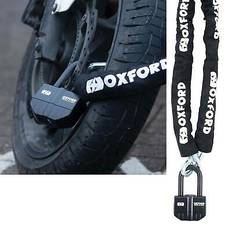 Motorcycle Locks Oxford Boss Alarm Motorcycle Chain Disc Lock 12mm x 1.5m