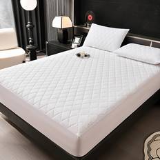 Temu Thin Mattress Protector Cover Non-slip Madrasskydd