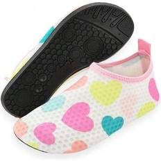 Pink Beach Shoes Children's Shoes Shein Summer Outdoor Beach Shoes Pink Honeycomb Heart Soft Bottom Lightweight