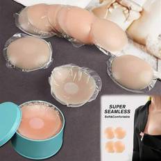 Women Nipple Covers Shein Reusable Seamless Silicone Nipple Covers - Invisible