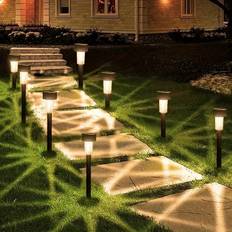 Belysning Temu 10 Solar Powered Garden Lights With Light Sensor Markbelysning