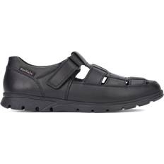 Herre - Uld Sandaler Mephisto Kenneth Uld Komfortabel Herresandal - Sort