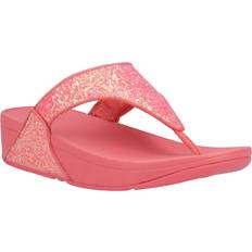 Fitflop Faux Leather Slippers & Sandals Fitflop Lulu Glitter Flip Flops - Womens