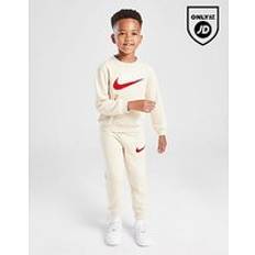 Nike Beige Tracksuits Nike Club Chenille Crew Tracksuit Kids - Beige