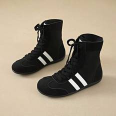 Gym & Training Shoes Shein High-Top Flat Boxing Wrestling Training Shoes