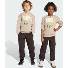 Beige Tracksuits adidas The Simpsons Jogger Kids Tracksuit Wonder Beige