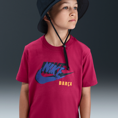 FC Barcelona T-shirts Nike F.C. Barcelona Older Kids Football T-Shirt Red Cotton