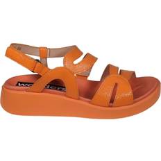 Sko Wonders Urban Wave Leather Sandal - Orange