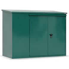 Metal Bicycle Shed Asgård Addition 6 ft W x 3 ft D Pent Metal Bike Shed 182.88cm W x 91.44cm D x 139.7cm H