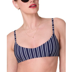 Stripes Bikini Tops Andie Molokai Bikini Top Textured Stripe - Nautical