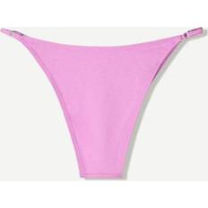 Purple Bikini Bottoms Bershka Glittery Bikini Bottoms - Purple