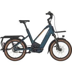 Elcyklar Bergamont Hopfällbar Elcykel Hans-E N5e Belt Matt Petrol Blue