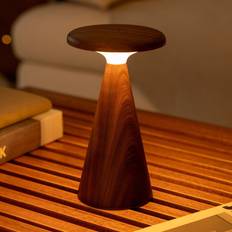 Gingko Sylva Large Walnut 17cm x 8.5cm Table Lamp