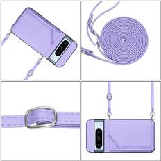 Mobile Phone Accessories GANGXUN Light Violet Compatible Case Pixel 8 Pro