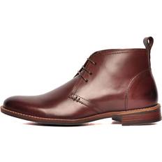 Brown Chukka Boots on sale Men's Leather Smart Chukka Boots - Brown