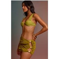 PrettyLittleThing Large Bead Cut Out Mini Beach Skirt