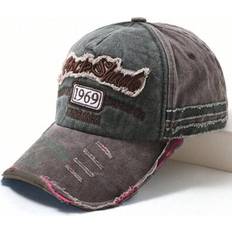 Tie Dye Headgear Shein Unisex Distressed Vintage Washed Baseball Cap