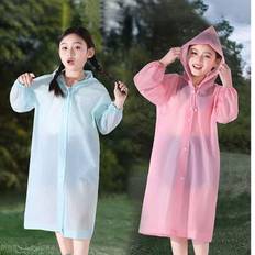 Adult Rain Clothes Shein Durable Transparent Portable Outdoor Rain Jacket