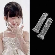 Multicoloured Gloves & Mittens Shein Children Teenager Lace Gloves Princess Birthday - Children