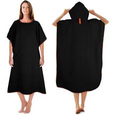 Svarta Capes & Ponchos KUOGAS Poncho De Bain Serviette Microfibre Également - Noir