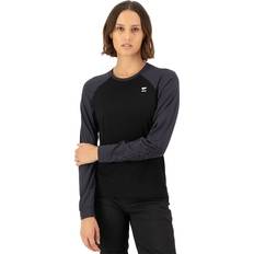 Cykling - Dame Toppe svedundertøj Mons Royale Tarn Merino Longsleeve Damer - Sort