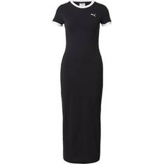 Puma Dam Klänningar Puma Damen Kleider T7 Dress - Schwarz