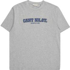 Gant Enfärgade T-shirts Gant Graphic Ss T-Shirt - Grå