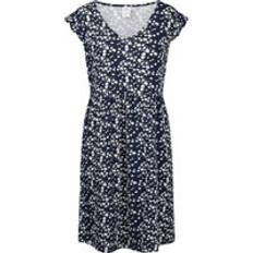 Trespass Long Dresses Trespass Gertha Daisy Jersey Dress - Navy