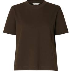 Selected Femme SlfEssential SS Boxy Tee Noos Kortærmede T-shirt - Delicoco
