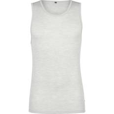 Fugtafvisende - Herre Toppe Stoic MerinoRib RonnebySt Tank Merino Shirt - Hvid/Grå