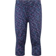 Blue - Sportswear Garment Leggings Mountain warehouse Girls Kayleigh Space Dye Leggings - Indigo